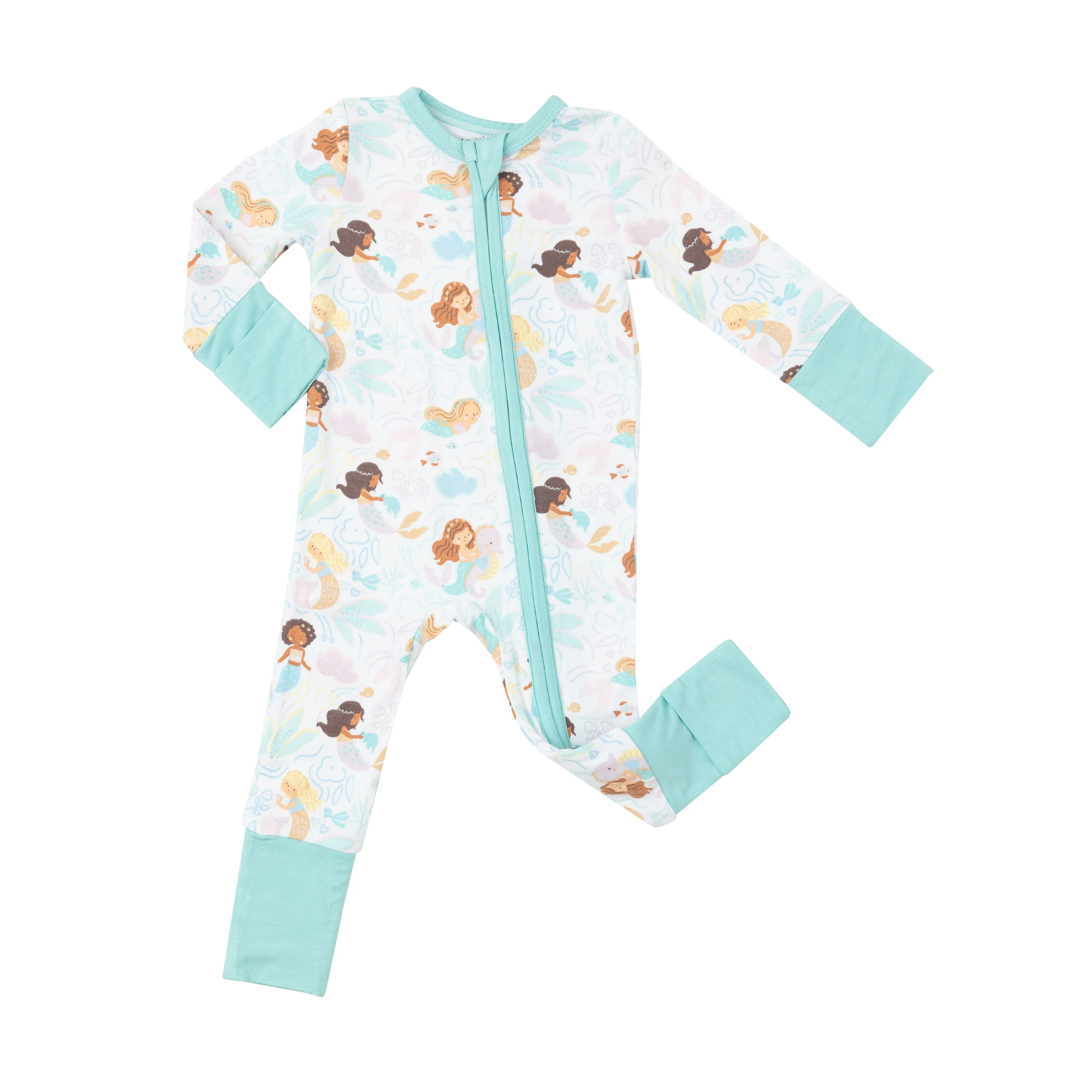 2-Way Zipper Romper - Magical Mermaids by Angel Dear