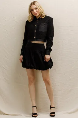 Alluring Cropped Tweed Jacket