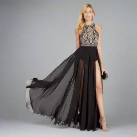 Alyce black dress, size 2, NEW WITH TAGS!