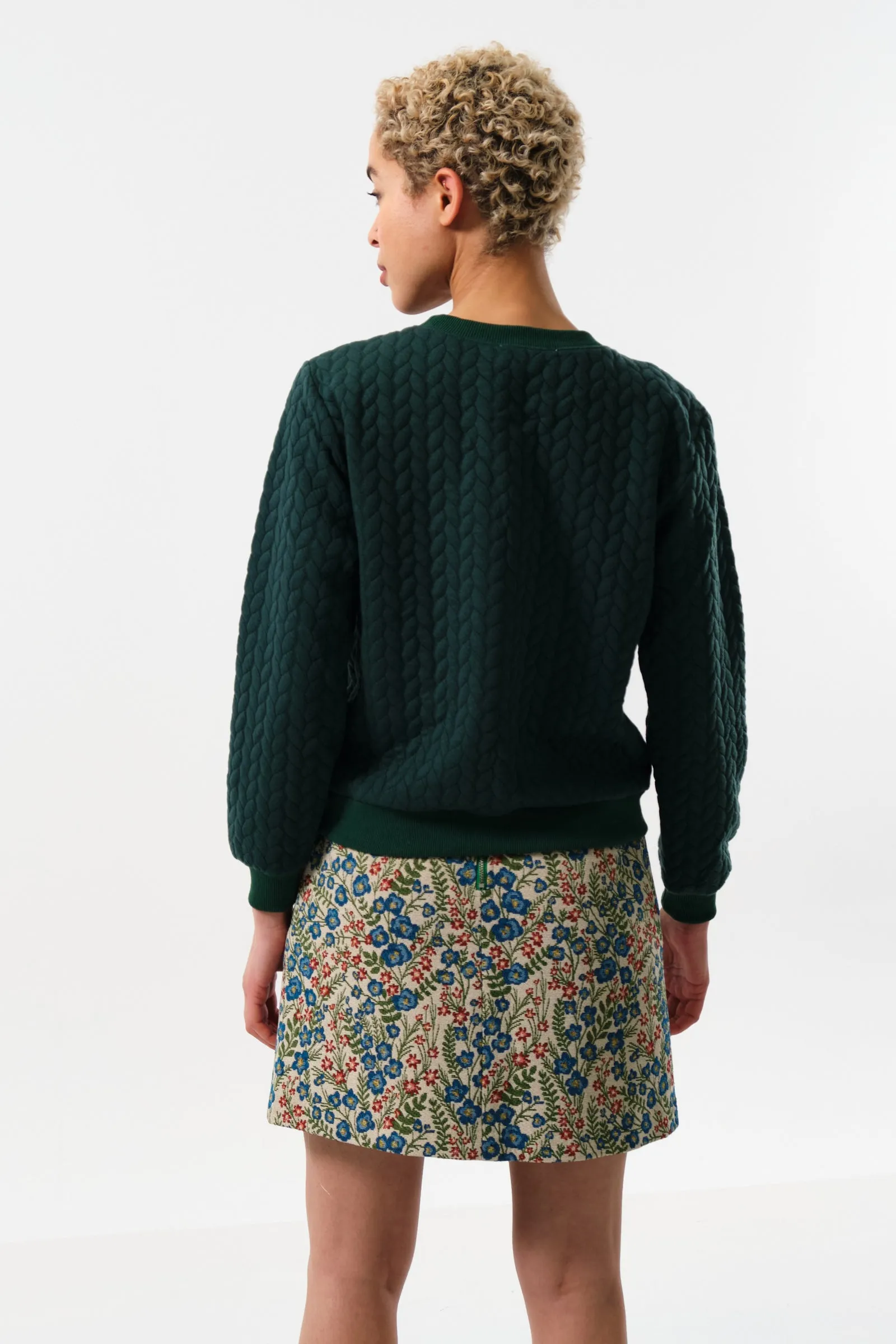 Aubin Aubusson Jacquard Mini Skirt