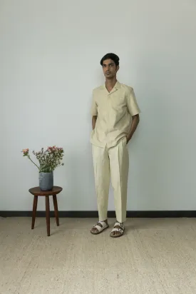 Beige Casual Pants