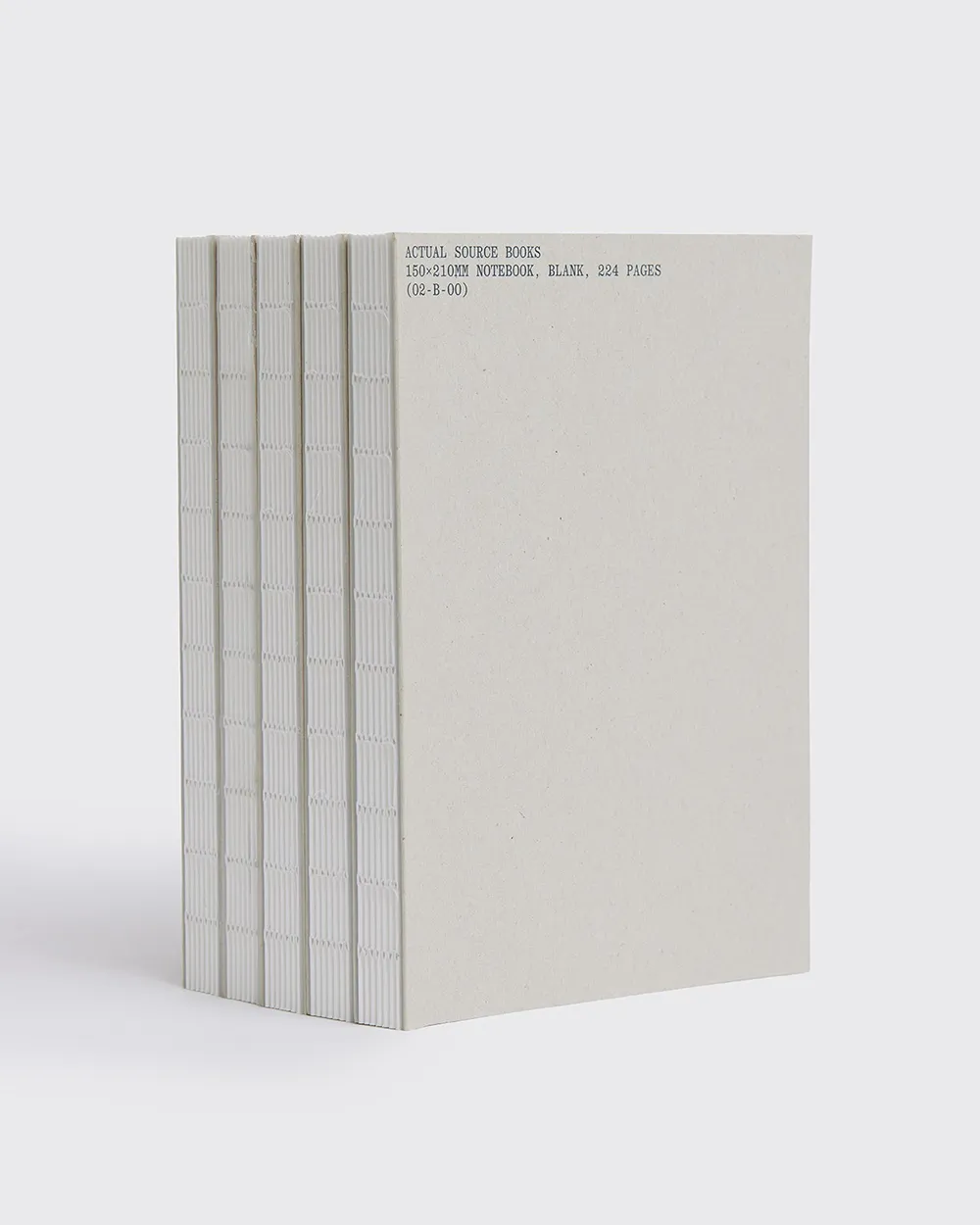 Blank Page Notebook - Grey