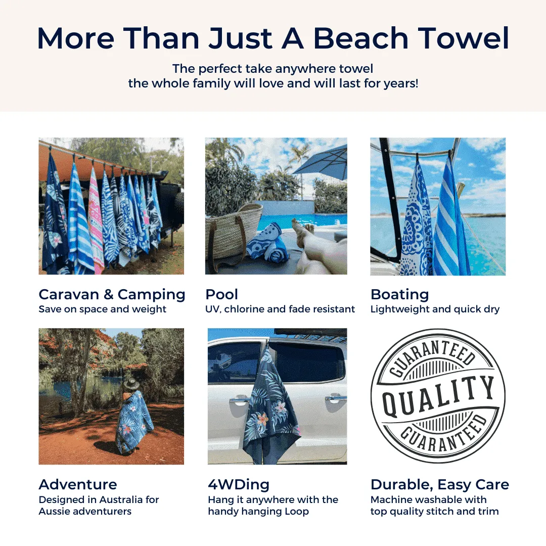 Boracay Large Beach Towel & Pouch