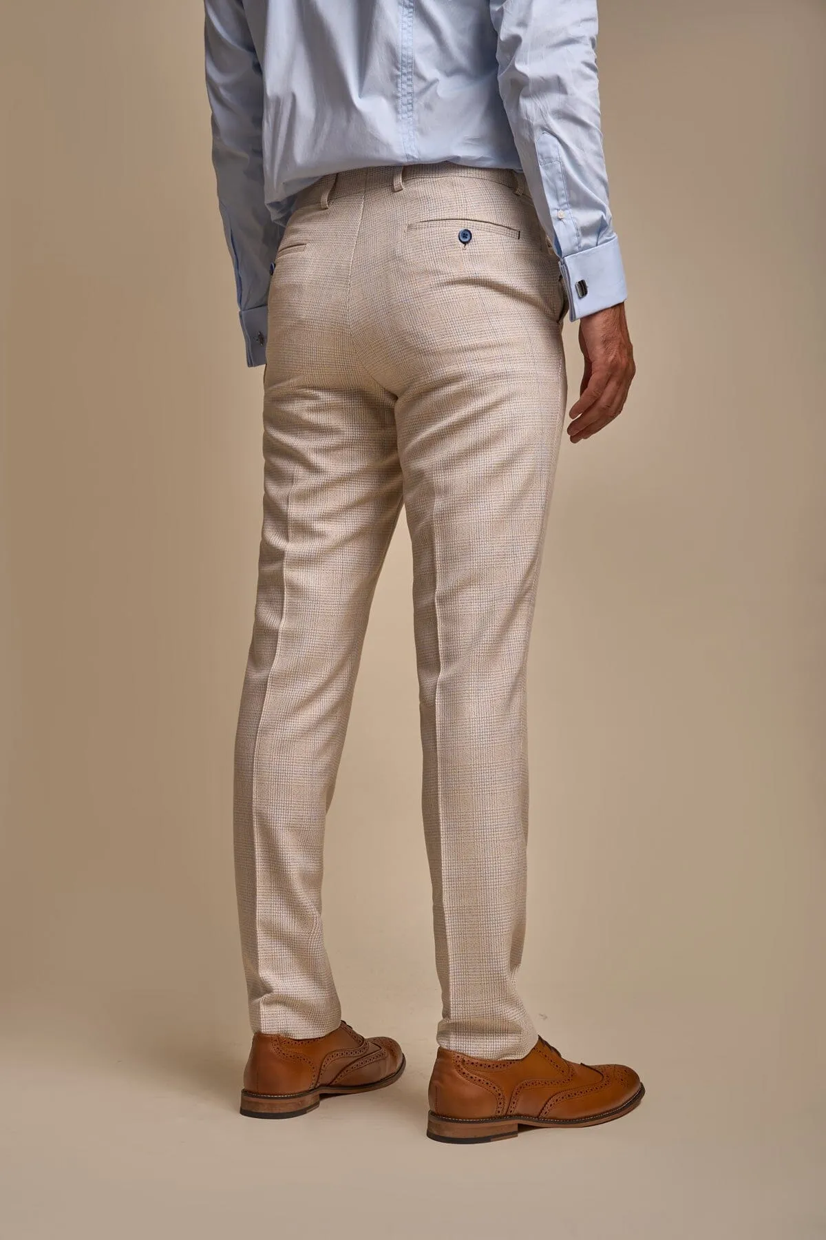 Caridi Beige 2 Piece Suit