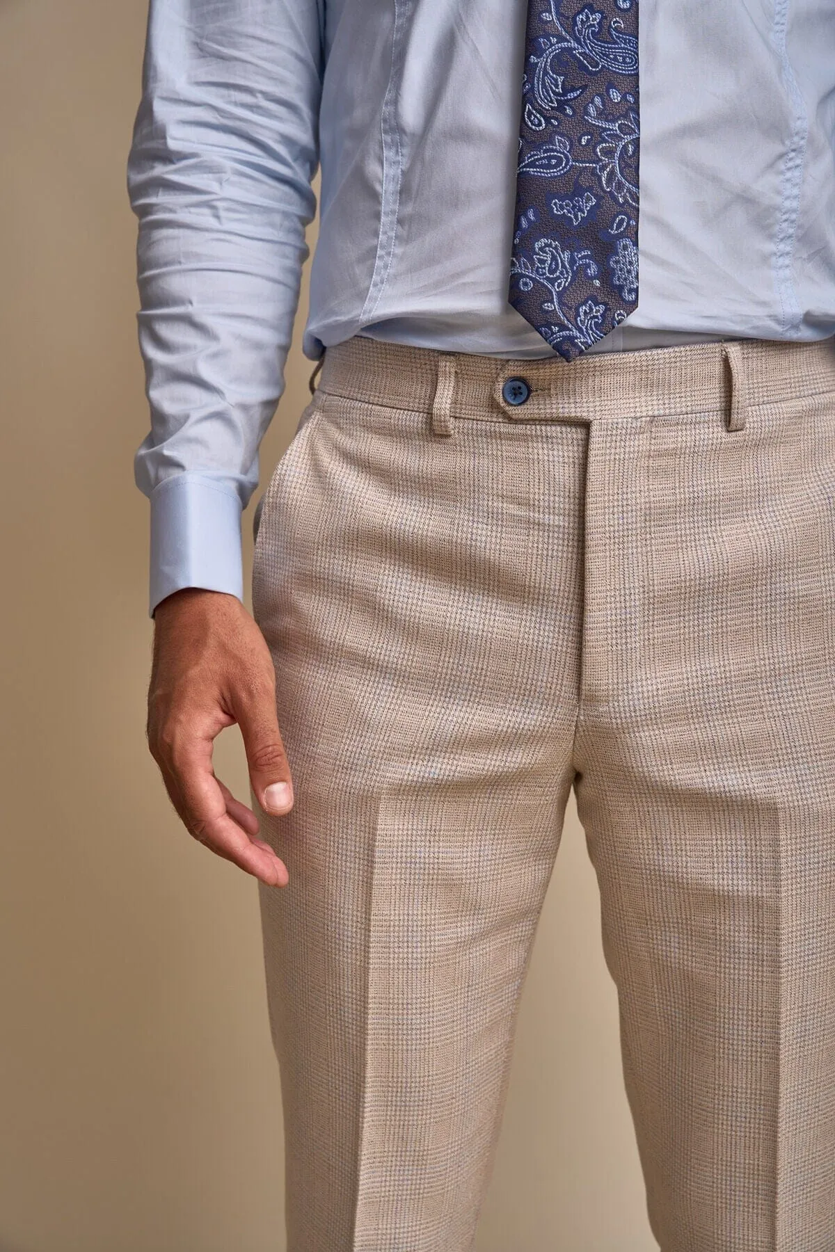 Caridi Beige 2 Piece Suit