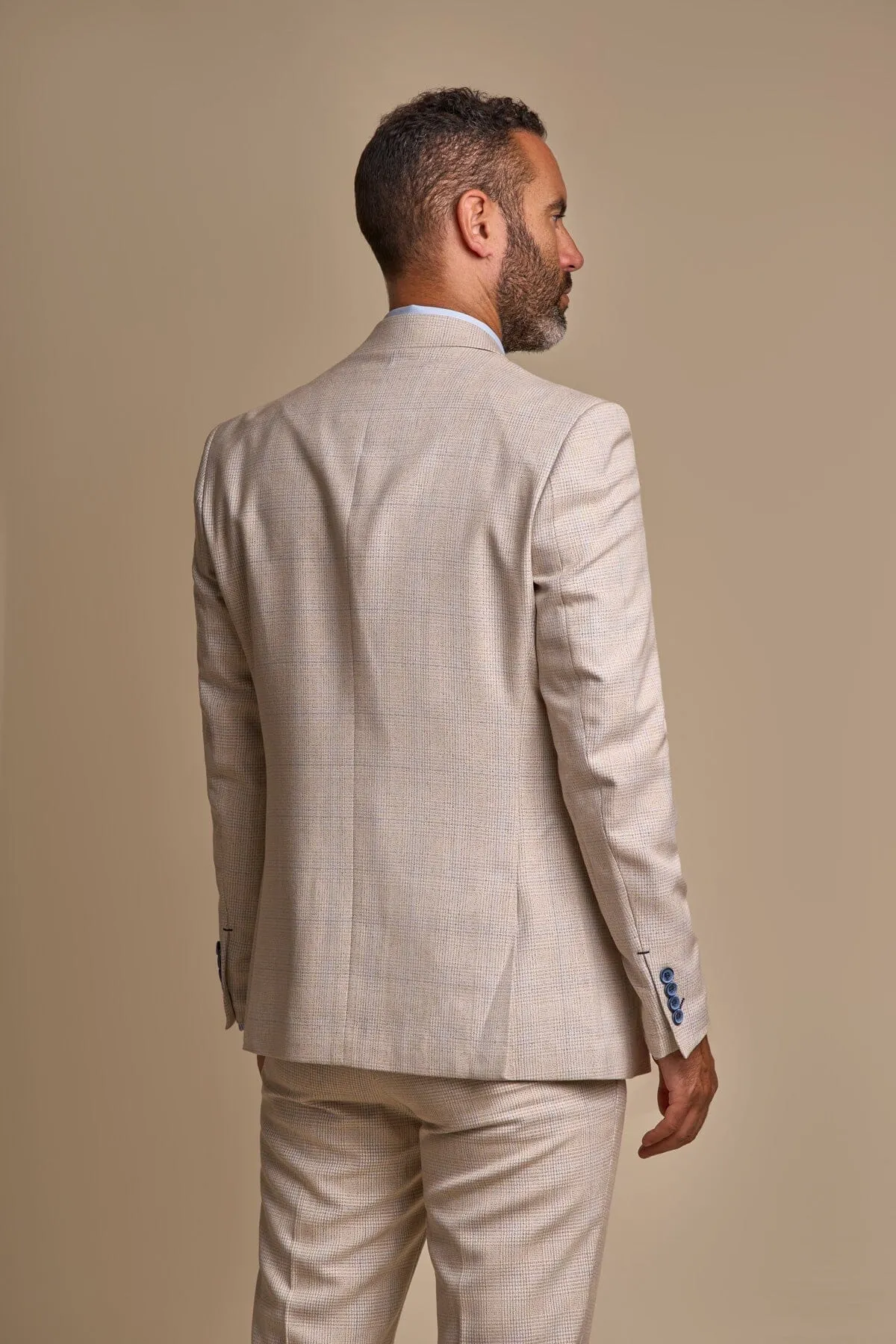 Caridi Beige 2 Piece Suit