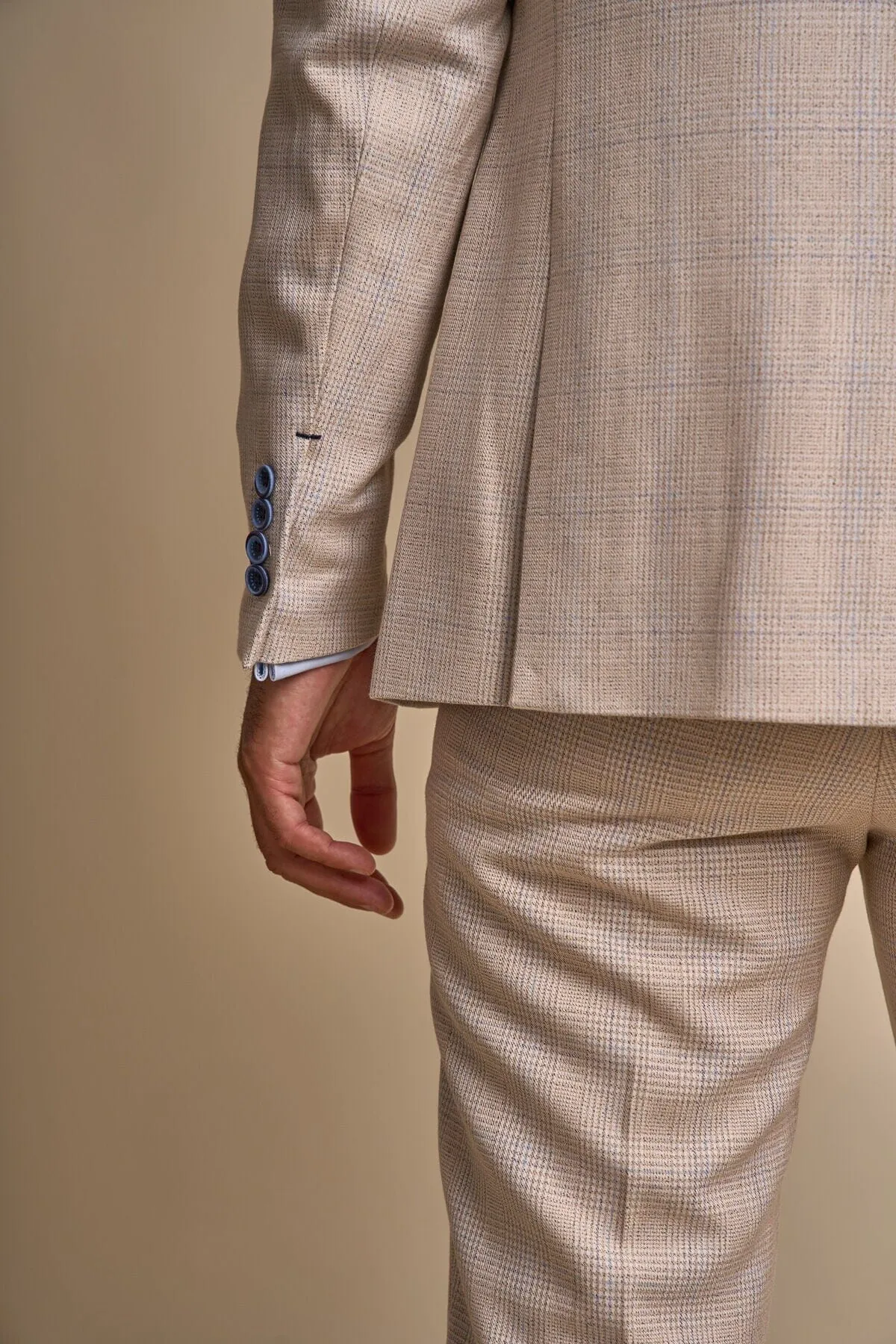 Caridi Beige 2 Piece Suit