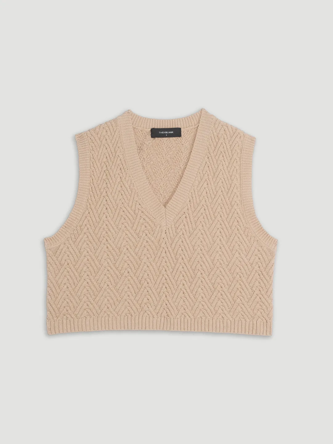 Chevron Knit Vest | Caster