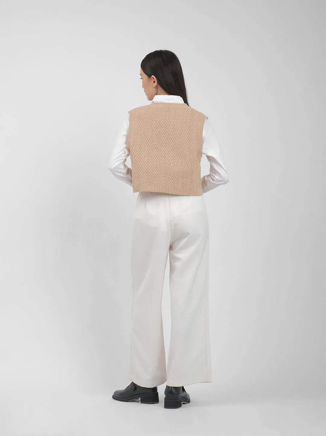 Chevron Knit Vest | Caster
