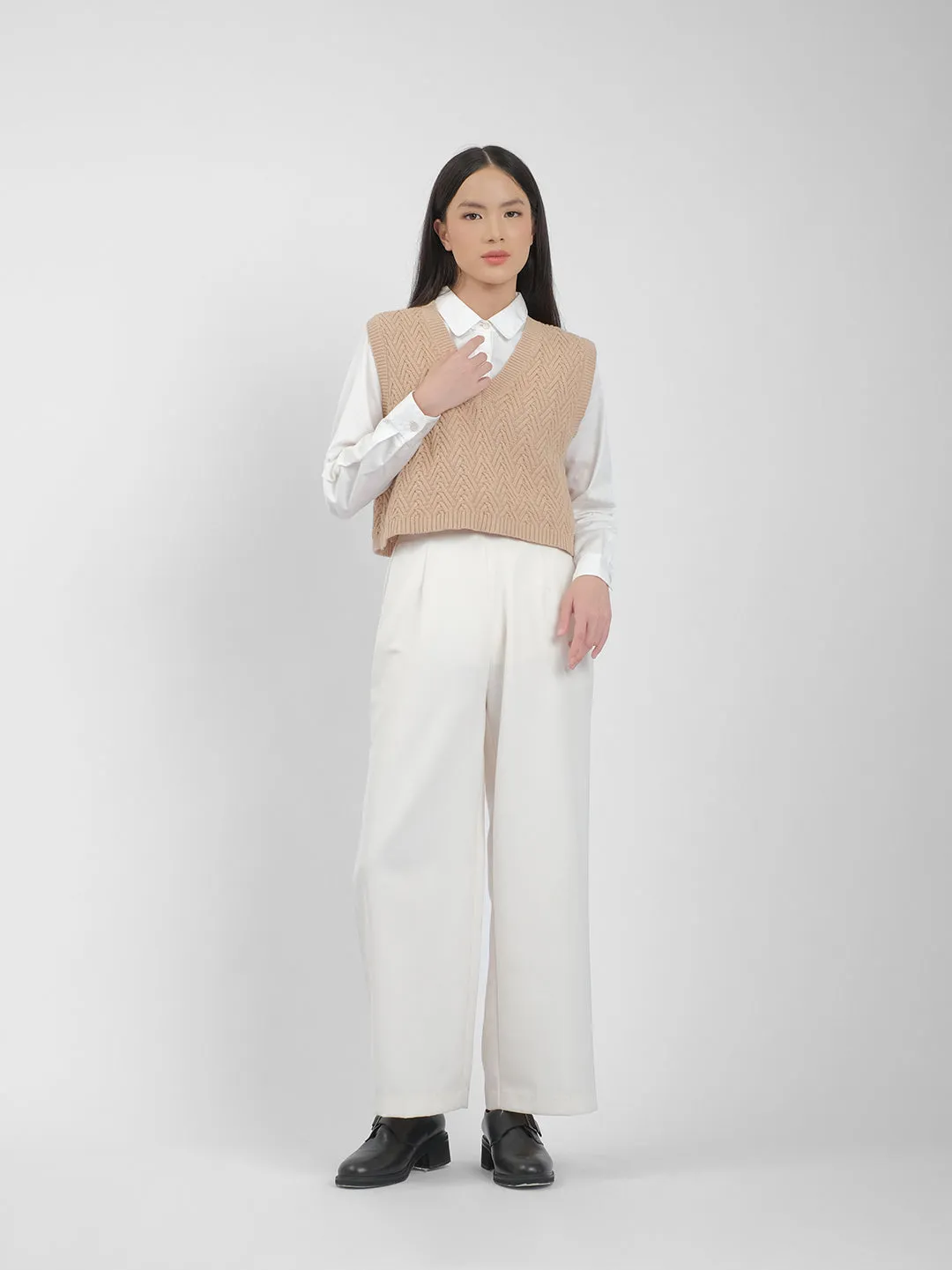 Chevron Knit Vest | Caster