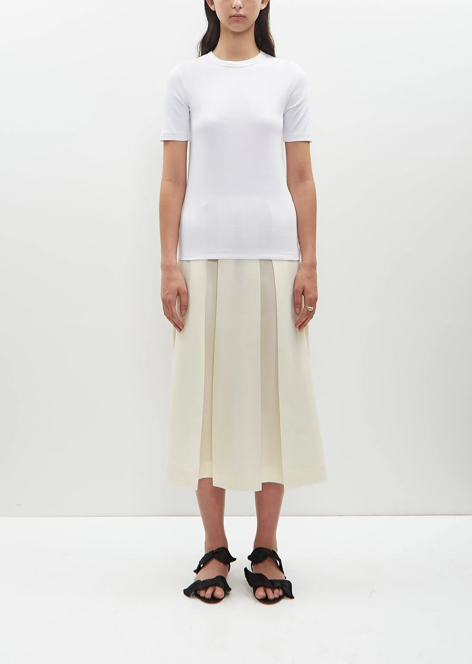 Classic Rib Tee — White