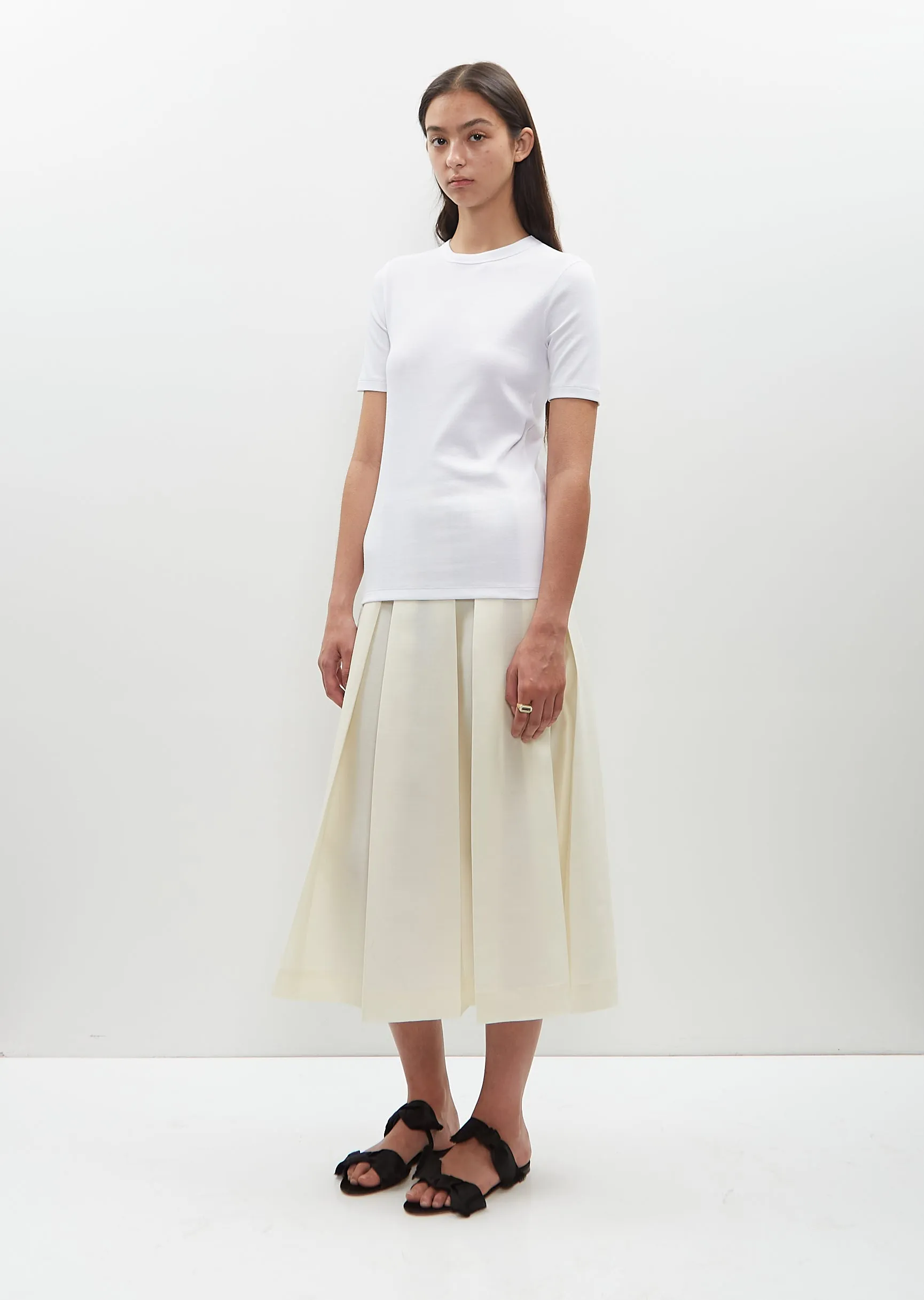 Classic Rib Tee — White
