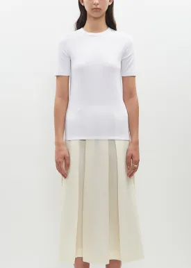 Classic Rib Tee — White