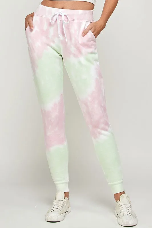 Cloud Fleece tie dye relax fit jogger