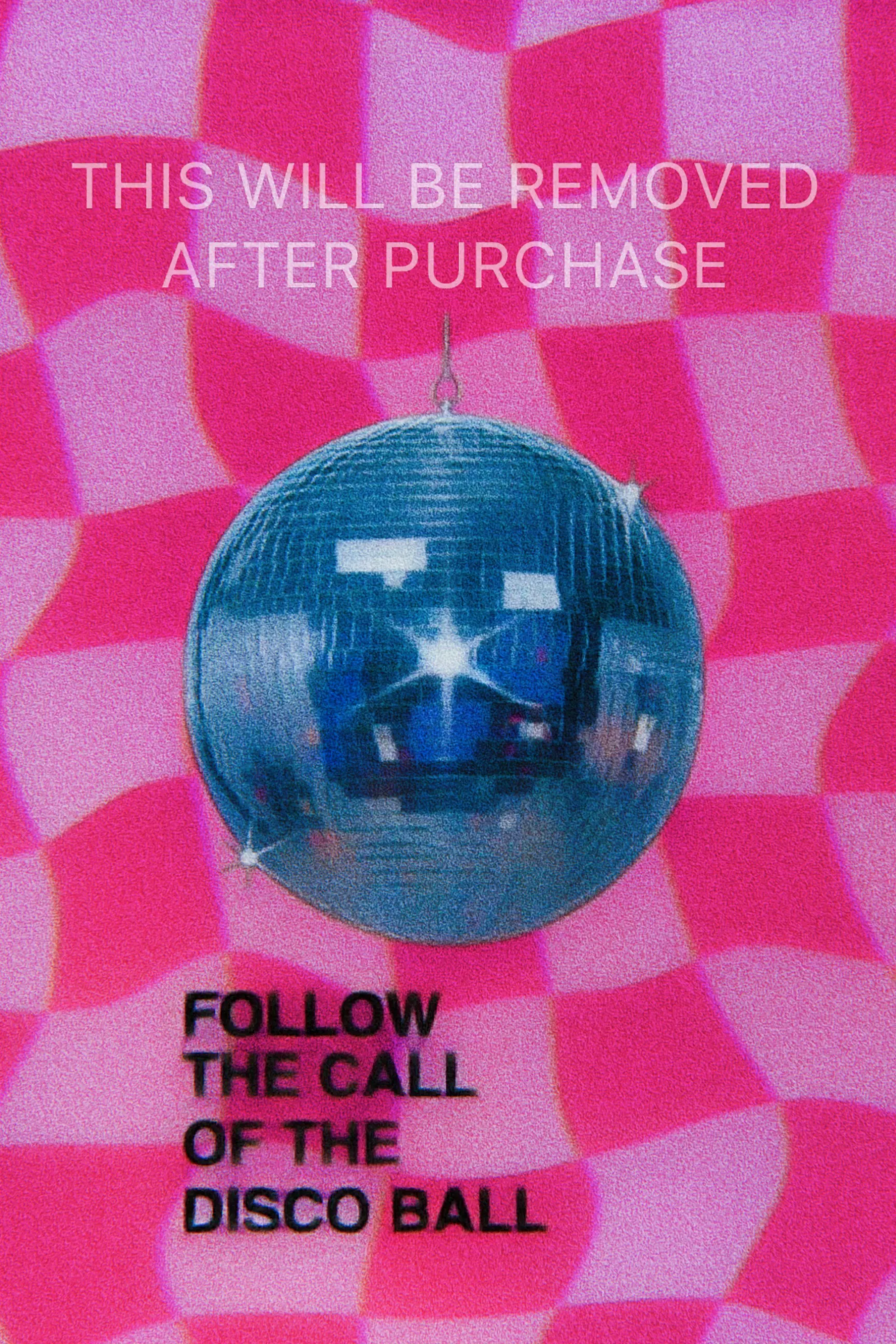 Disco Ball Print Digital Download