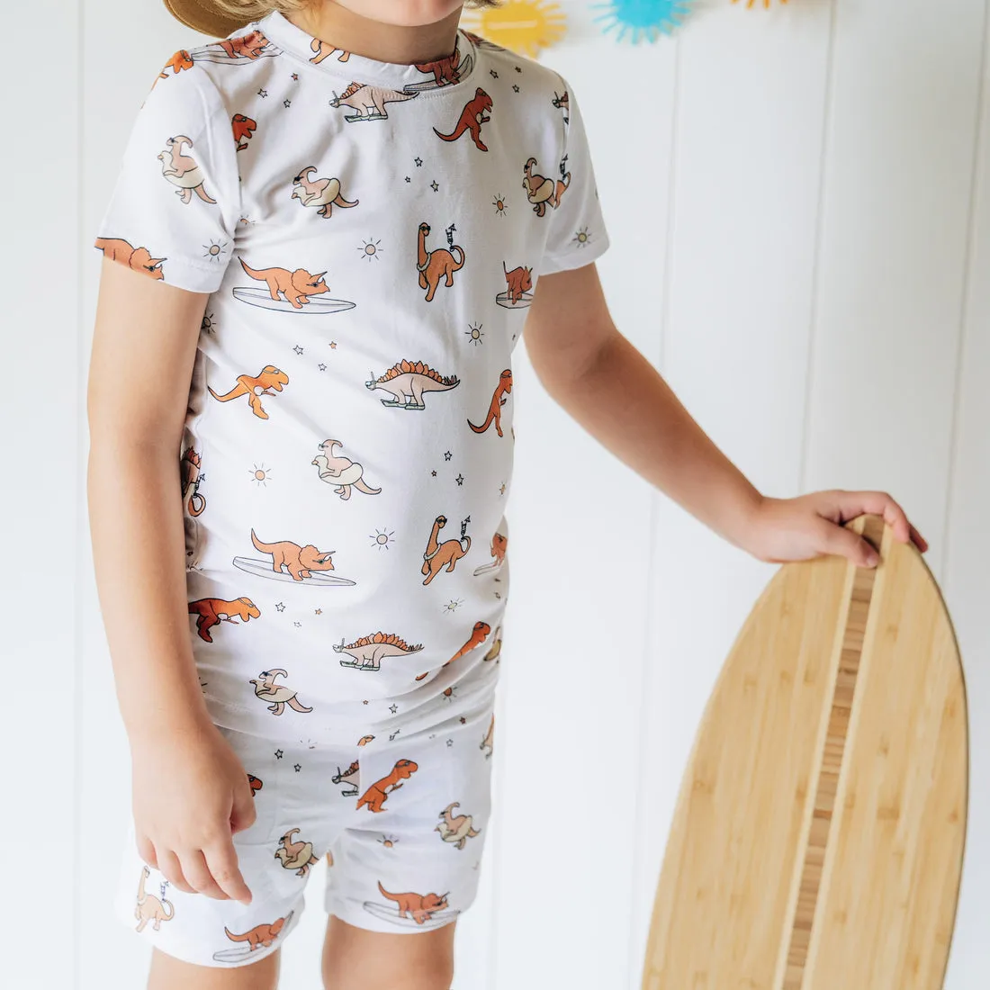Dream Big Little Co. Dinomite Summer Dream Short Set