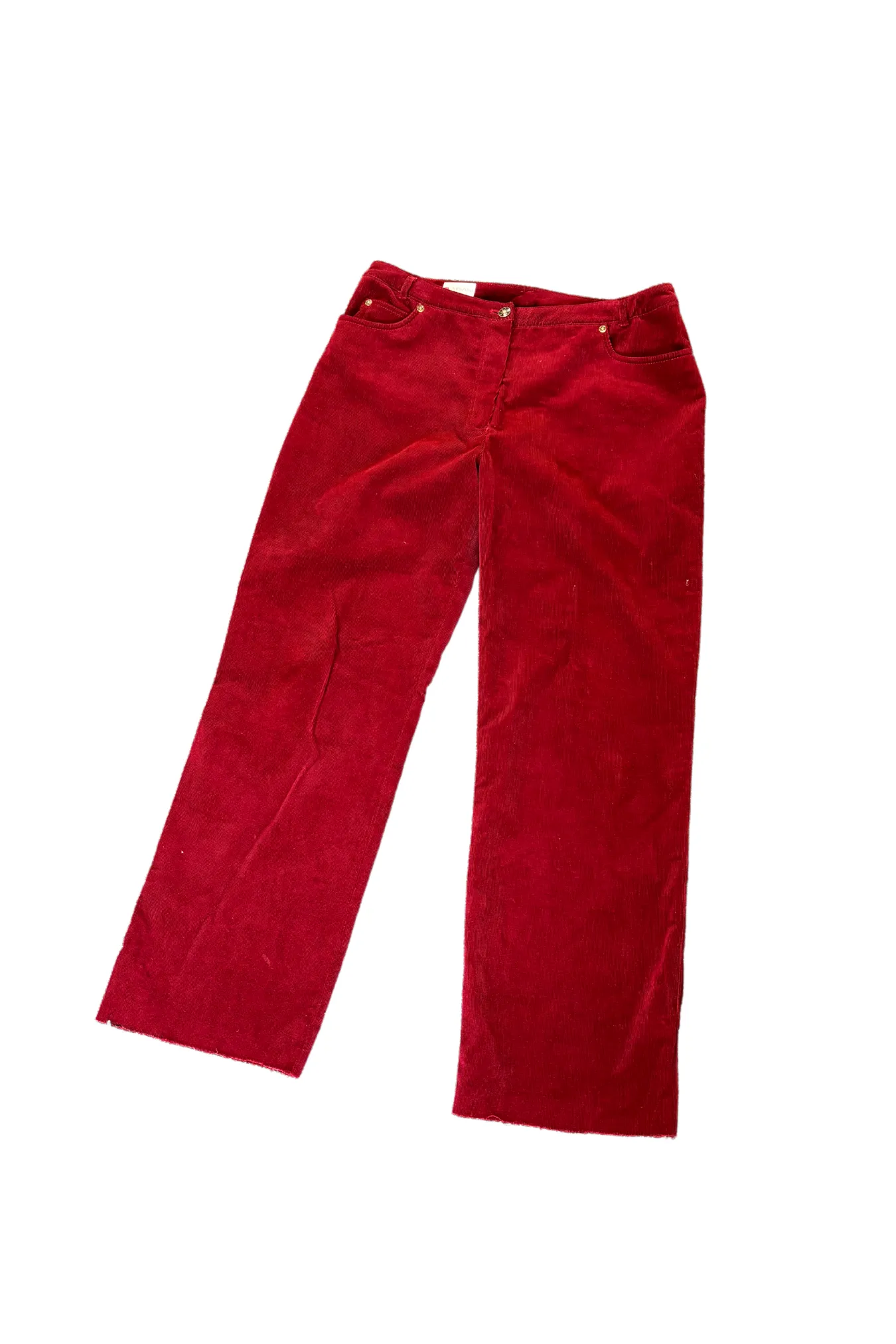 Fabiani red corduroy pants, 14