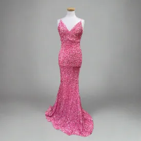 Faeriesty pink sequin dress, size S