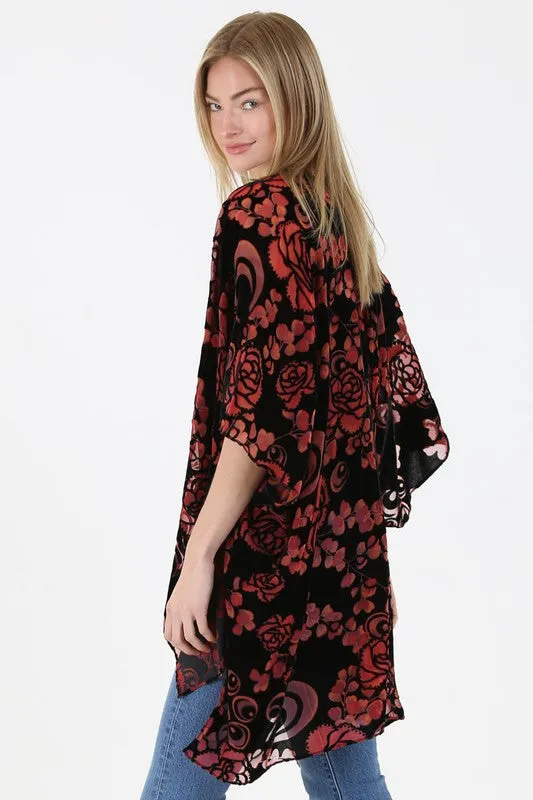 Fallen Rose Kimono