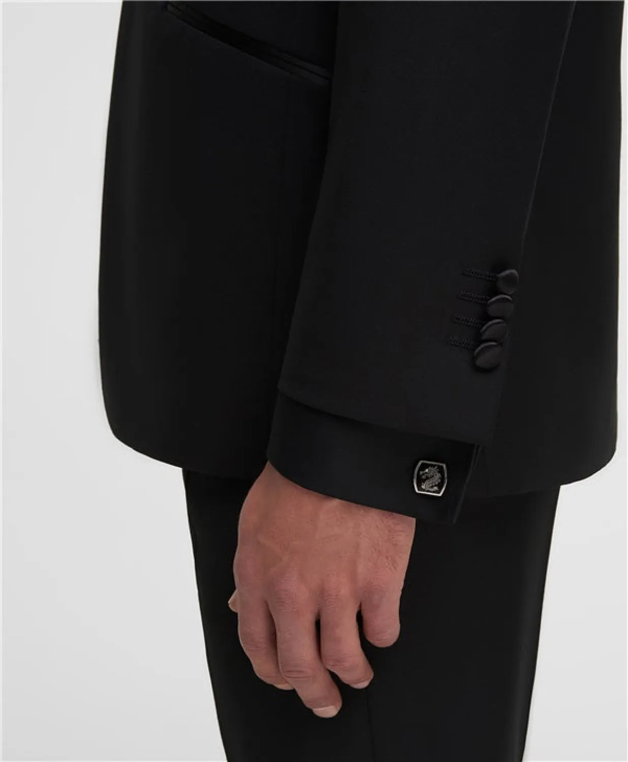 Fashion Men's 3 Pieces Flat Peak Lapel Tuxedos For Party (Blazer vest Pants)