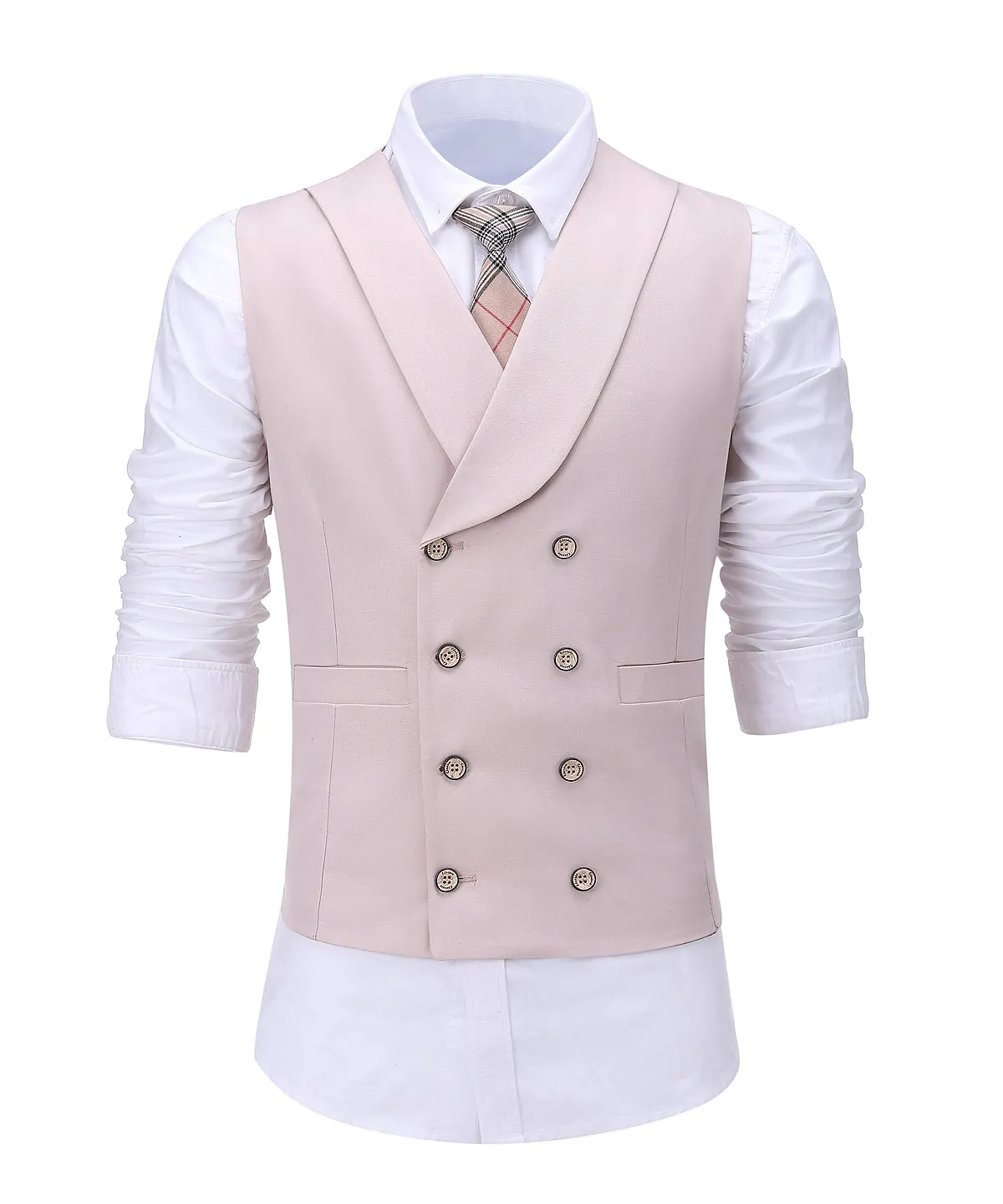 Formal Men's Suit 3-Pieces Peak Lapel Tuxedos (Blazer vest Pants)