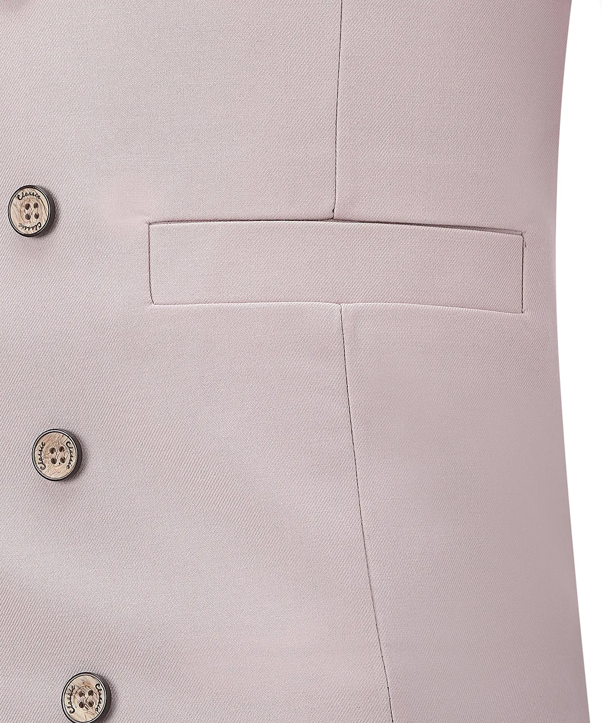 Formal Men's Suit 3-Pieces Peak Lapel Tuxedos (Blazer vest Pants)