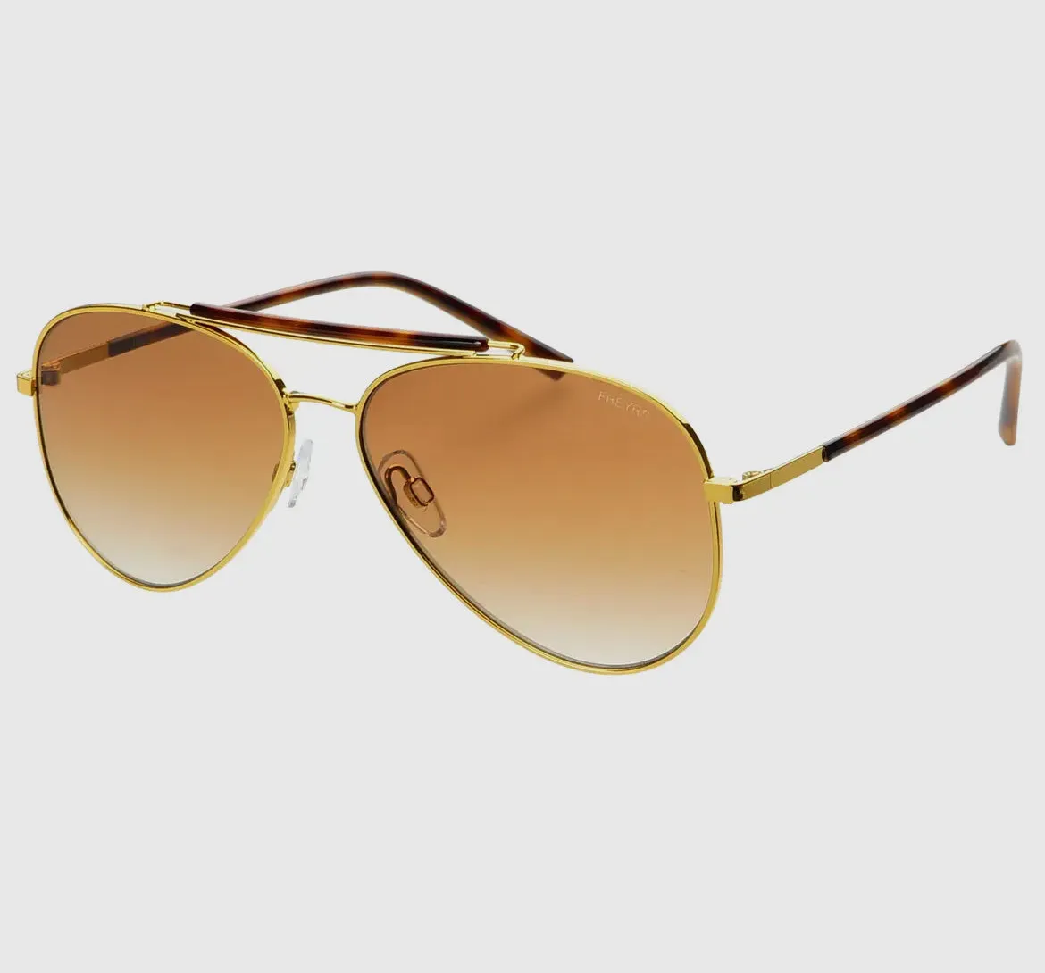 Freyrs Dallas Gold/Brown Sunglasses
