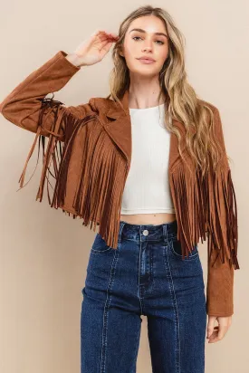 Fringed Suede Jacket