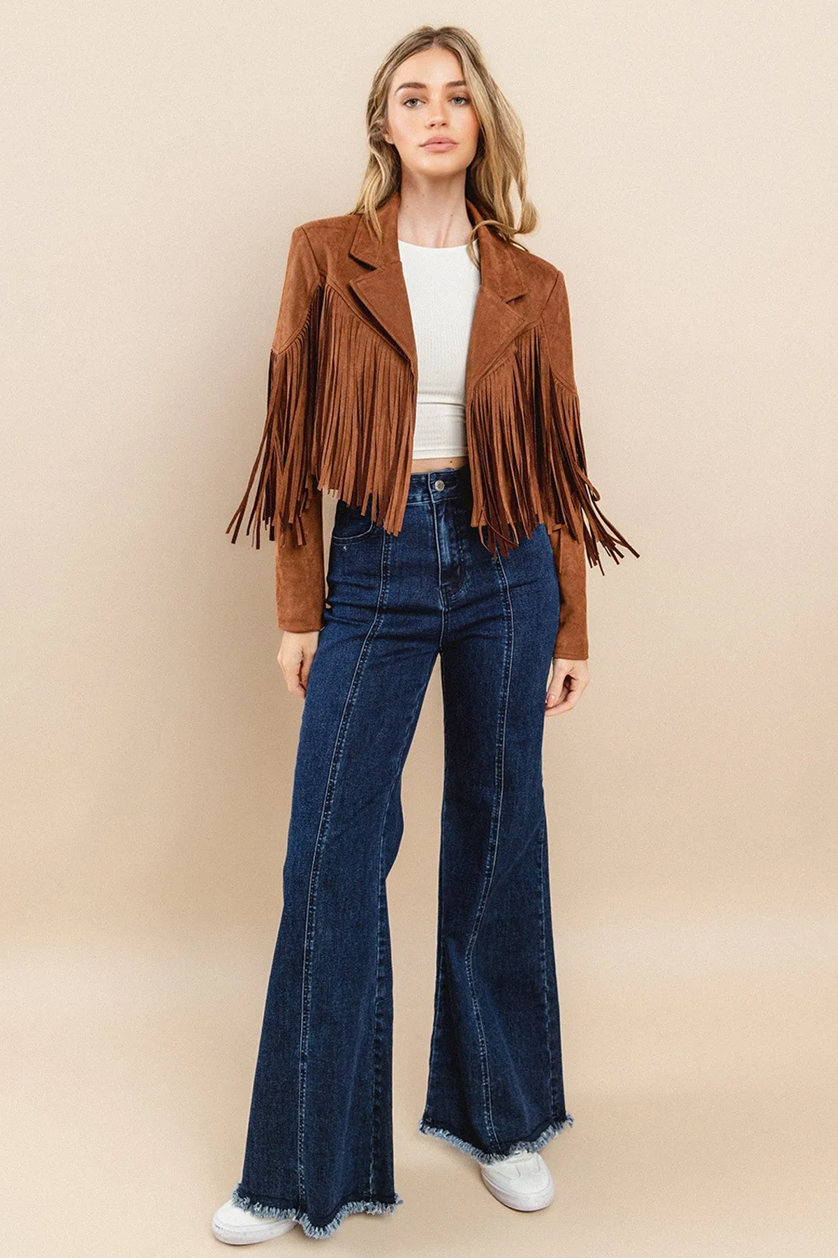 Fringed Suede Jacket