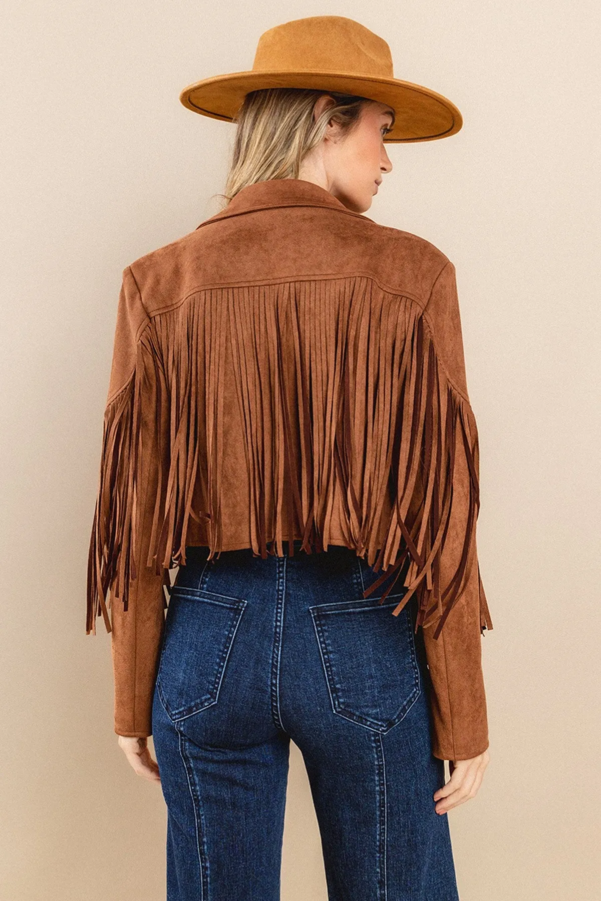 Fringed Suede Jacket