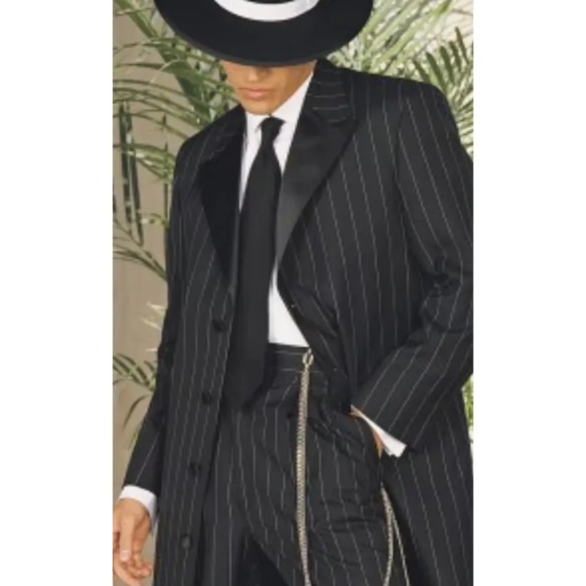 Funki Buys | Suits | Men's Cool Vintage Striped 2 Pcs Zoot Suits