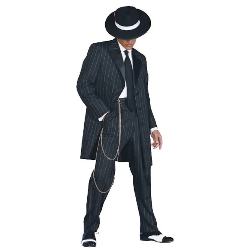 Funki Buys | Suits | Men's Cool Vintage Striped 2 Pcs Zoot Suits
