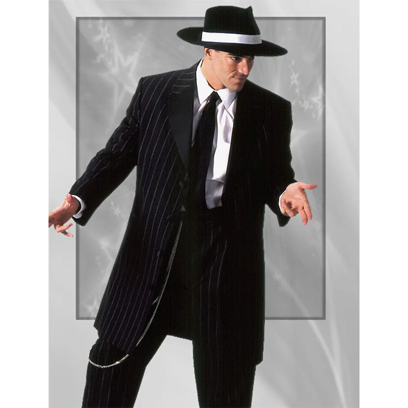 Funki Buys | Suits | Men's Cool Vintage Striped 2 Pcs Zoot Suits
