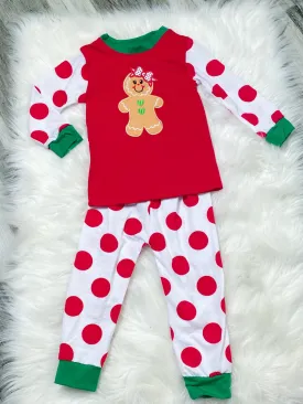 Gingerbread Girls Pajamas
