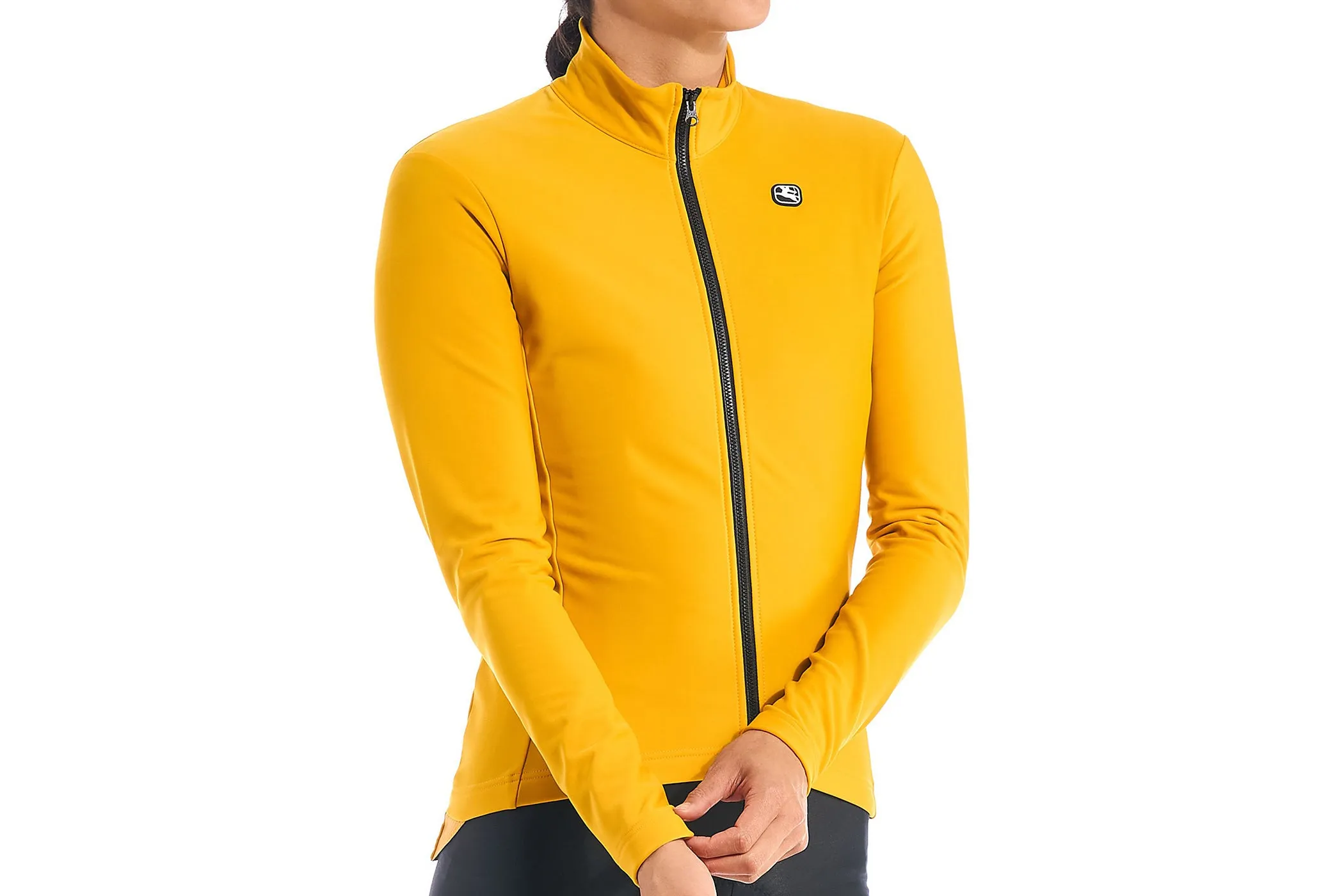 Giordana Women's SilverLine Long Sleeve Jersey Mustard Yellow