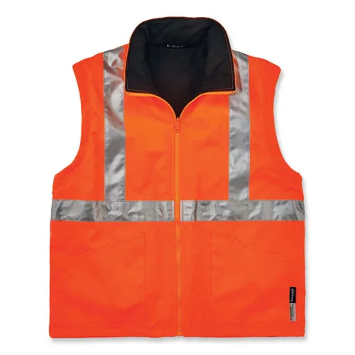 Glowear 8385 Class 3 Hi-vis 4-in-1 Jacket, 5x-large, Orange, Ships In 1-3 Business Days