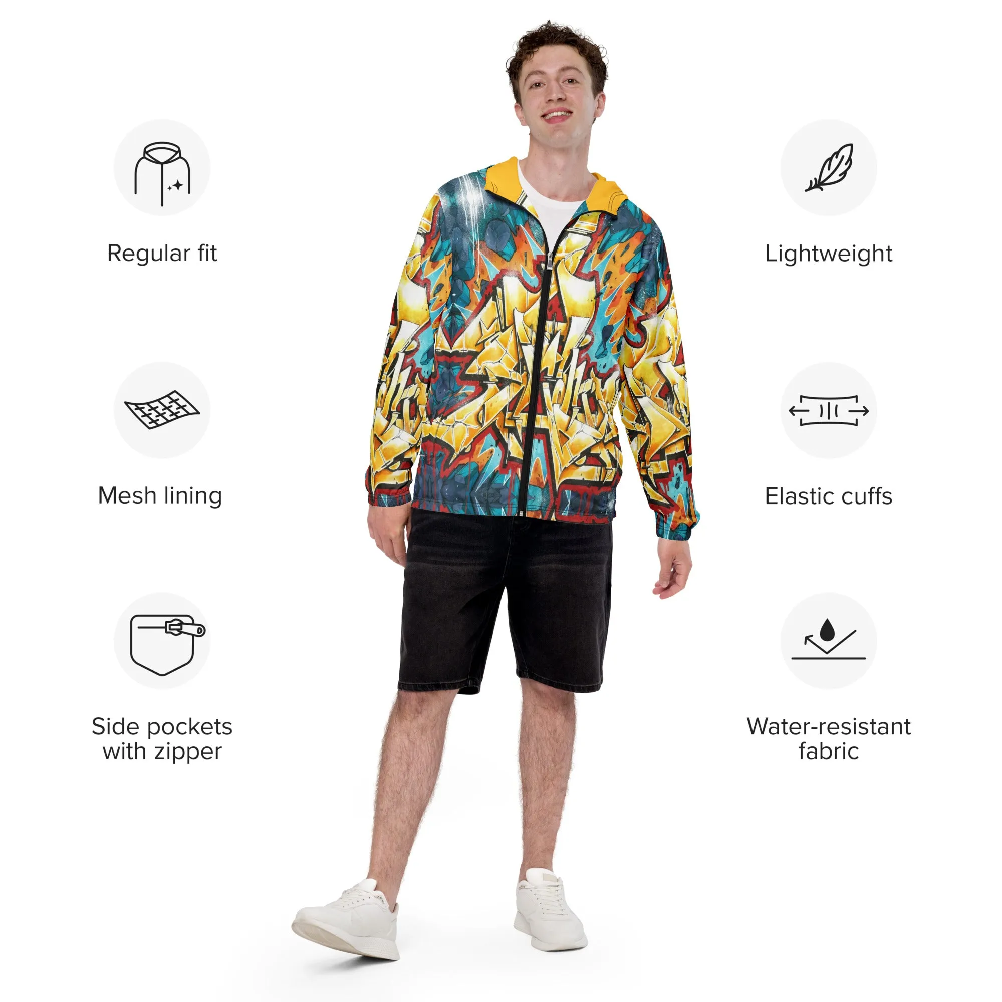 Graffiti Men’s windbreaker