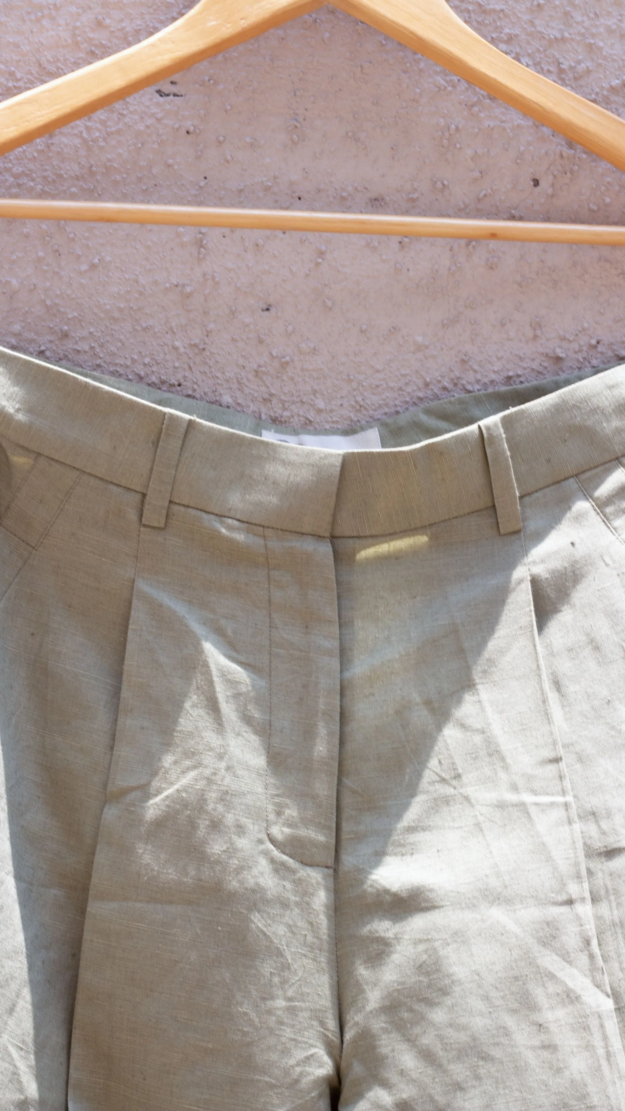 Green Casual Pants