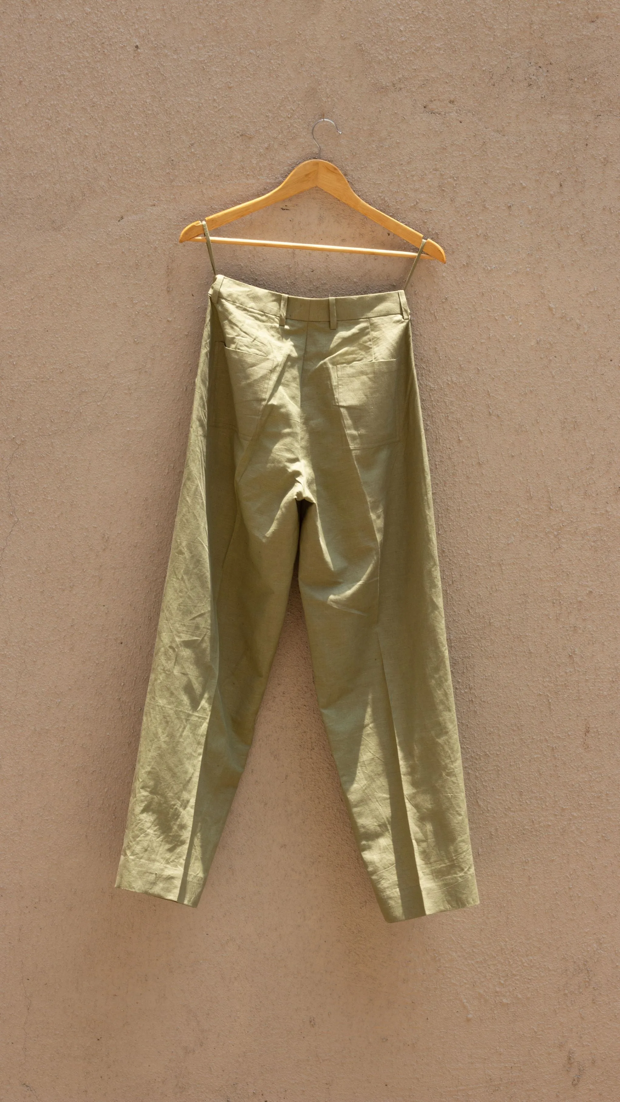 Green Casual Pants