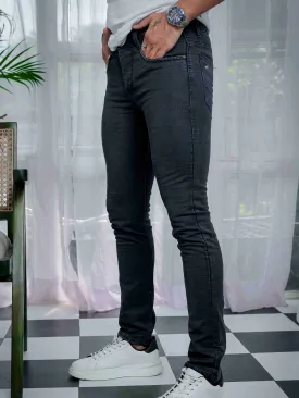 Grey Skinny Stretch Jeans