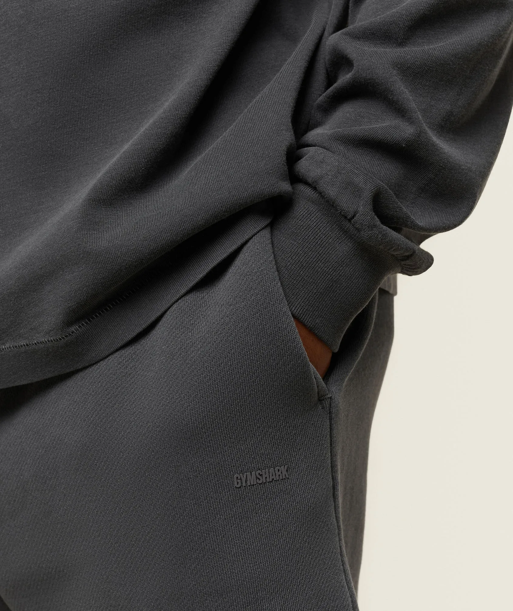 Gymshark everywear Relaxed Long Sleeve Tee - Black