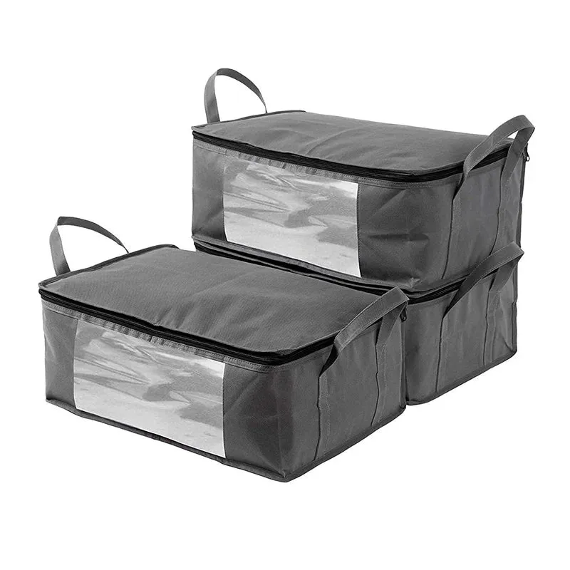 High-End Organizer Packaging Manufacturer with Zip-Lock Storage Bags for Underbed Storage - Leading in Hot Sales ( Set Of 3 )