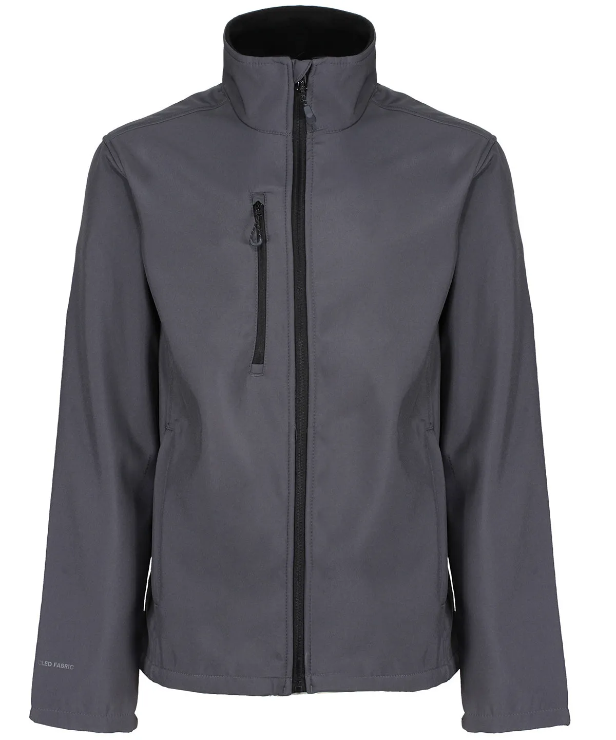 Honestly Made recycled softshell jacket | Seal Grey