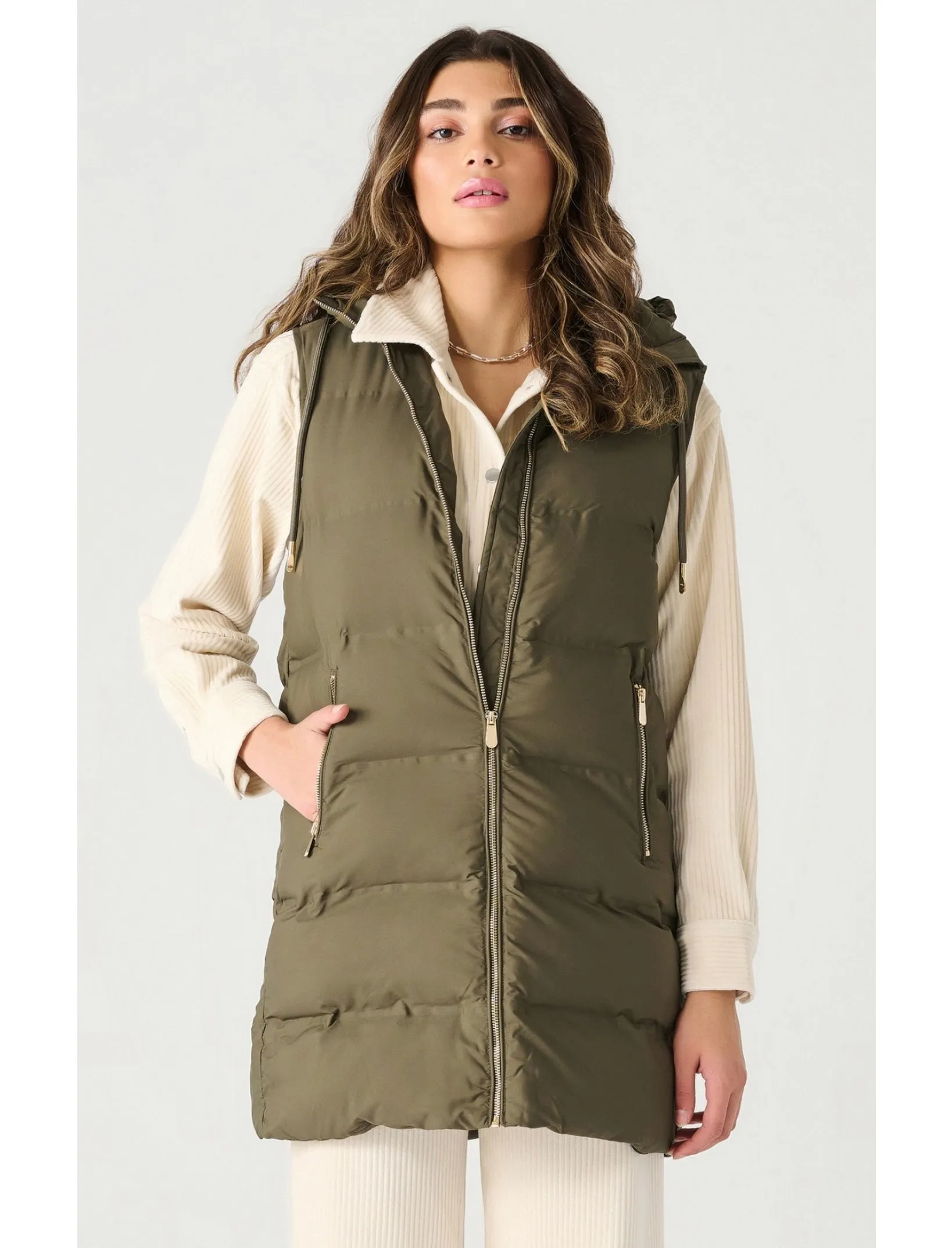 Hooded Puffer Vest