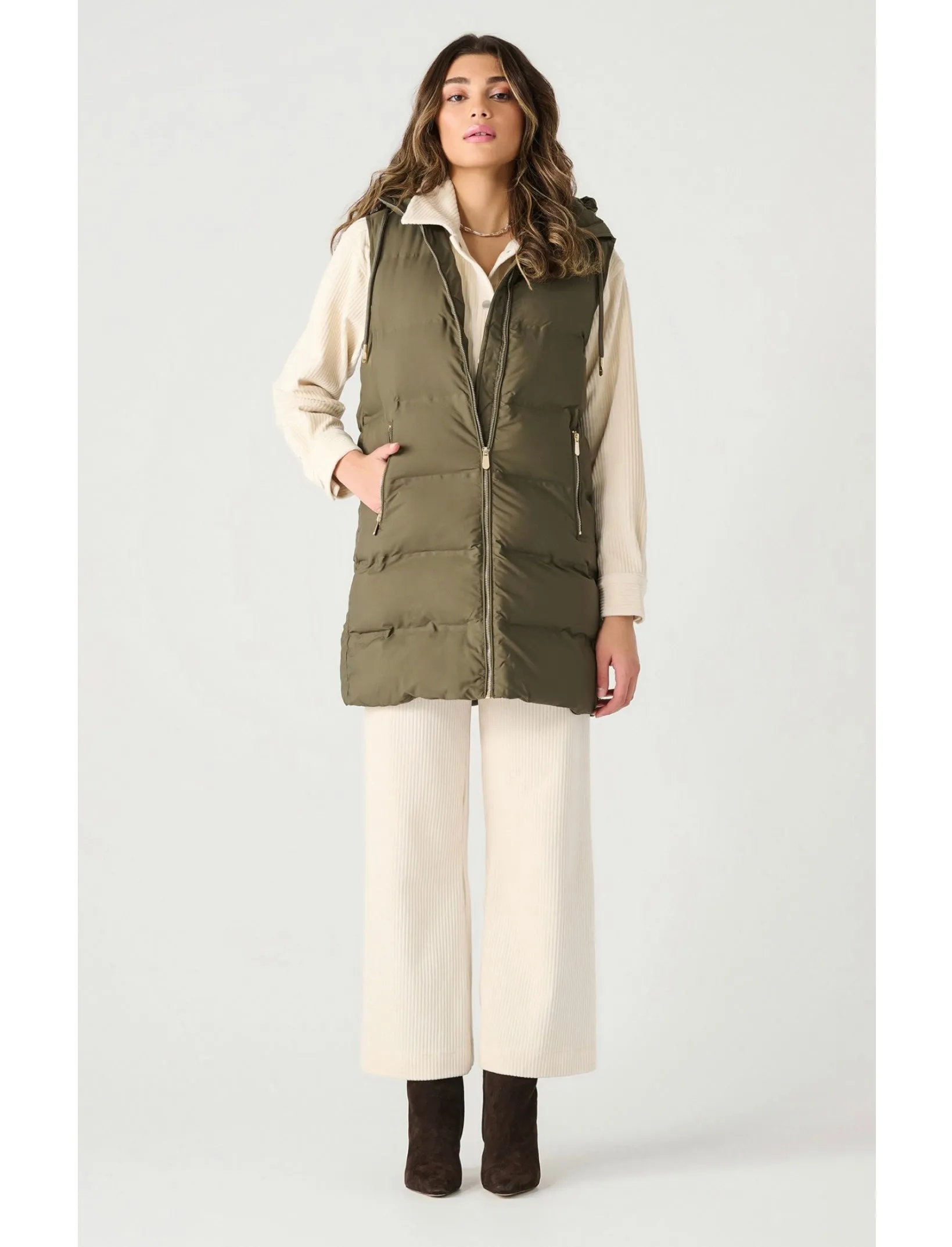 Hooded Puffer Vest