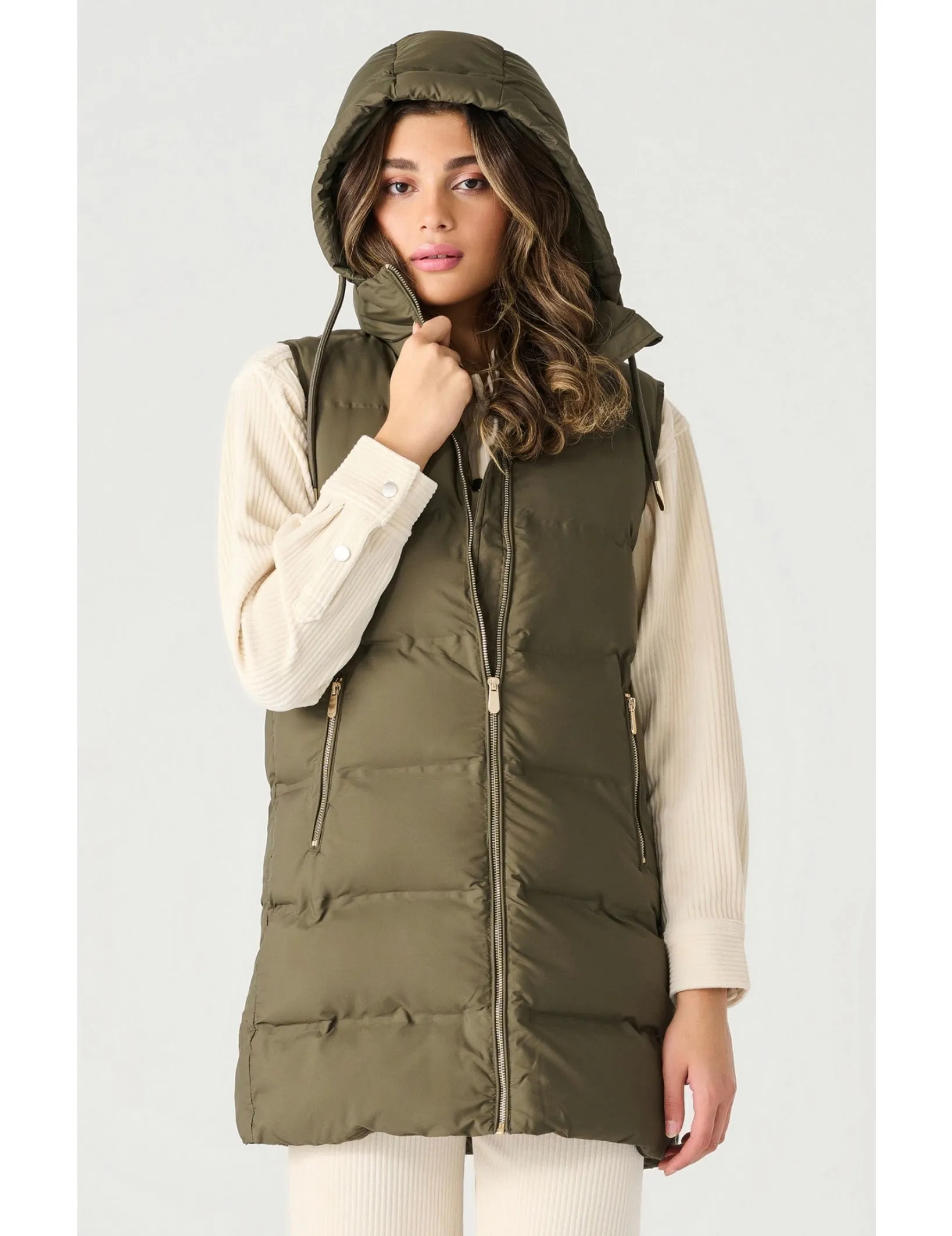 Hooded Puffer Vest