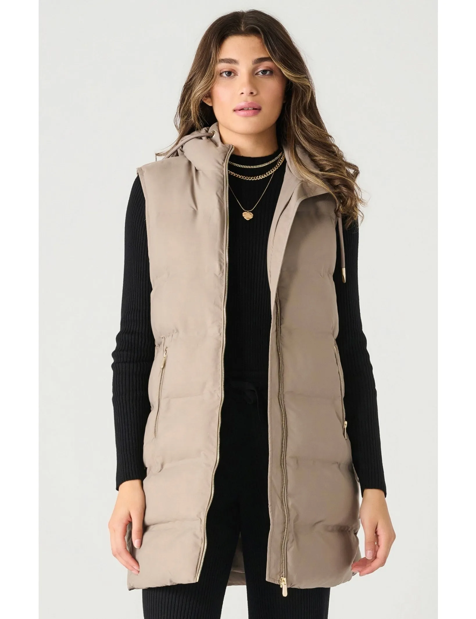 Hooded Puffer Vest