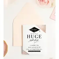 Huge Milestone Graduation Celebration Card