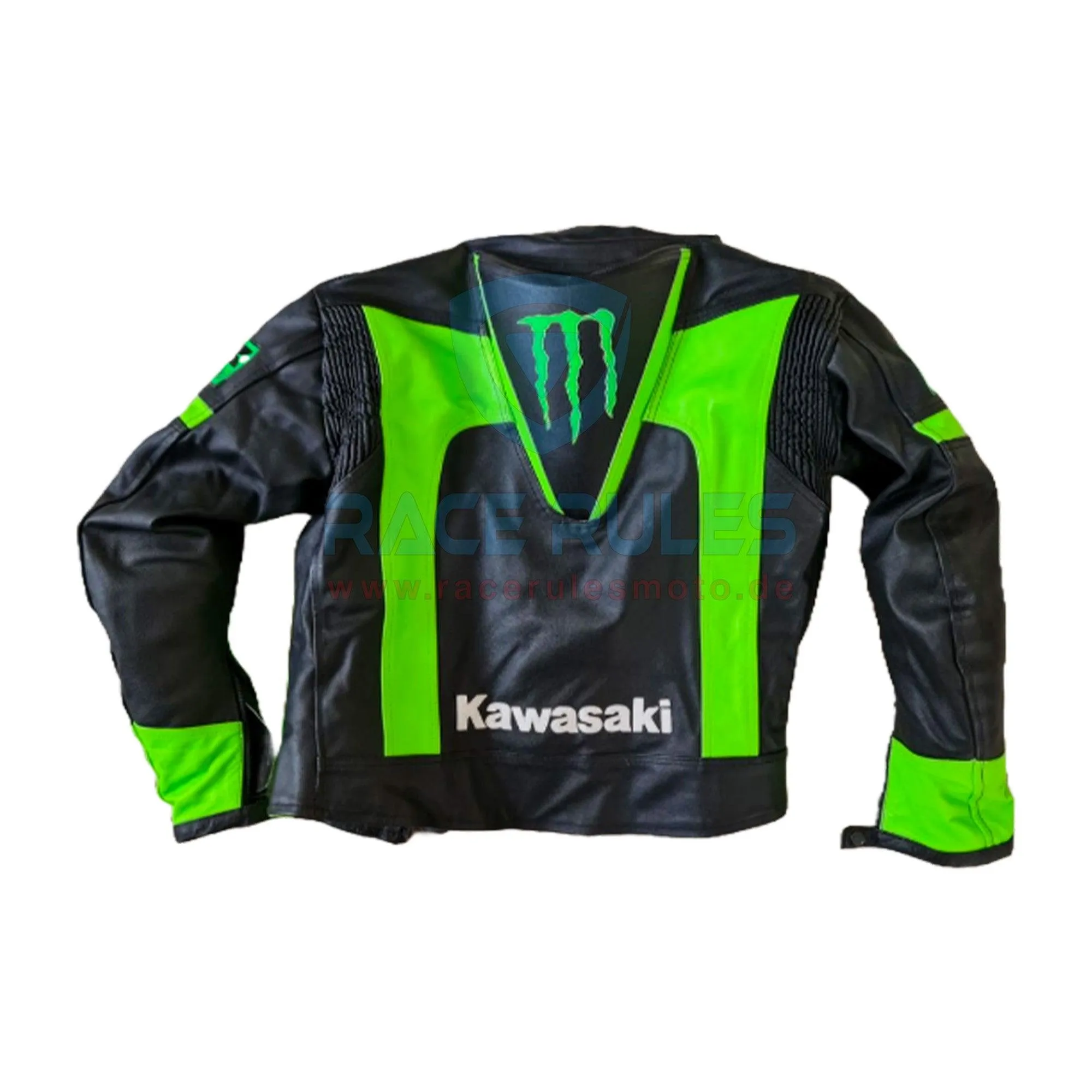 Kawasaki Vintage Leather Motorcycle Biker Jacket
