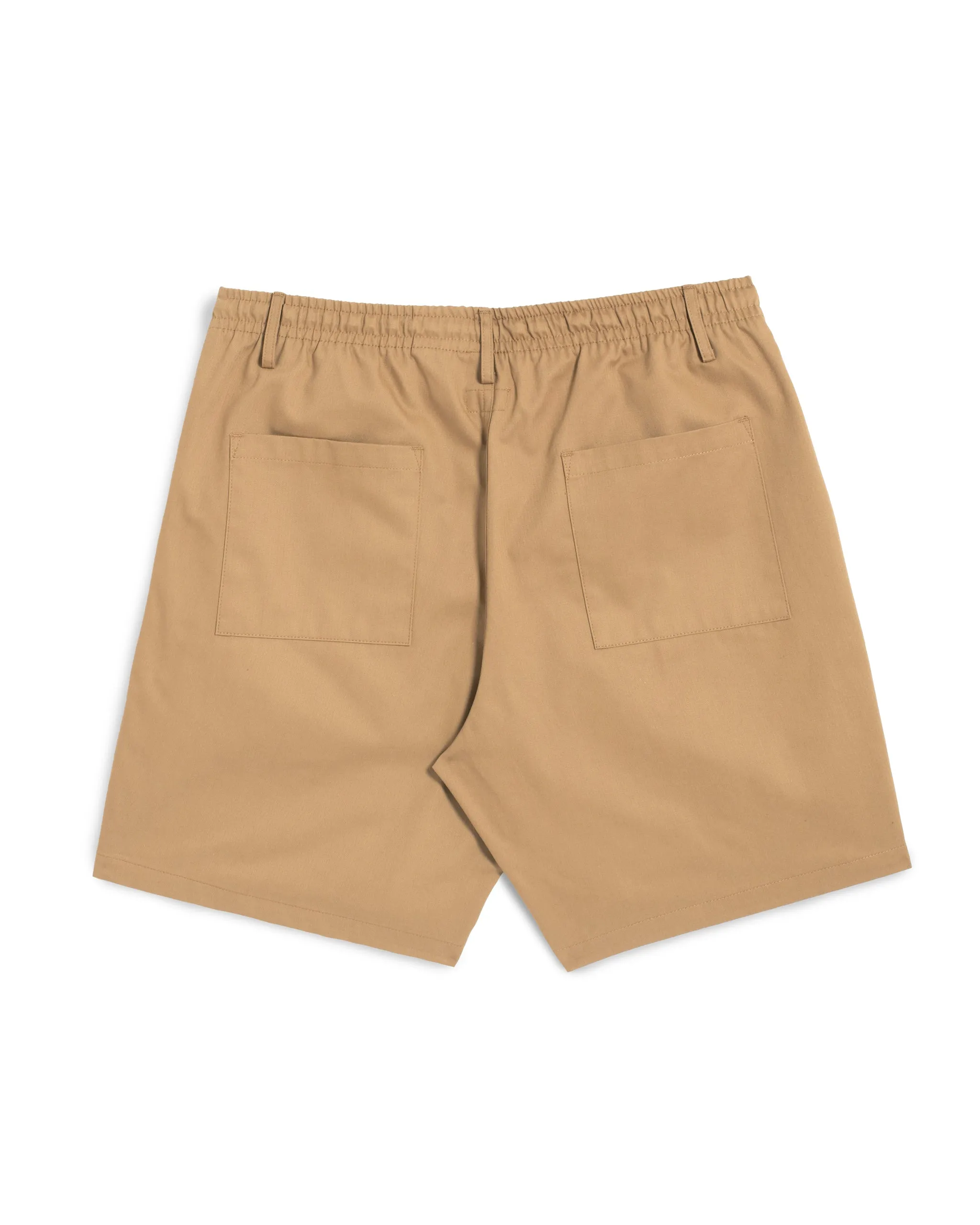 Khaki Herringbone Leisure Short